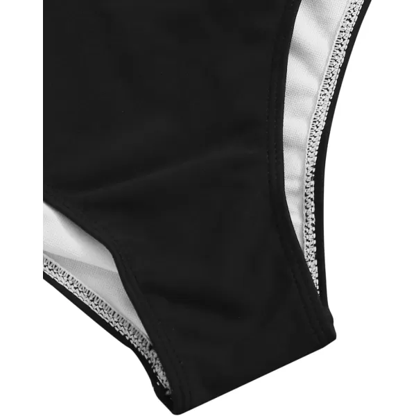 SweatyRocks Women's Bathing Suits One Shoulder Cutout One Piece Swimsuit Swimwear Monokini