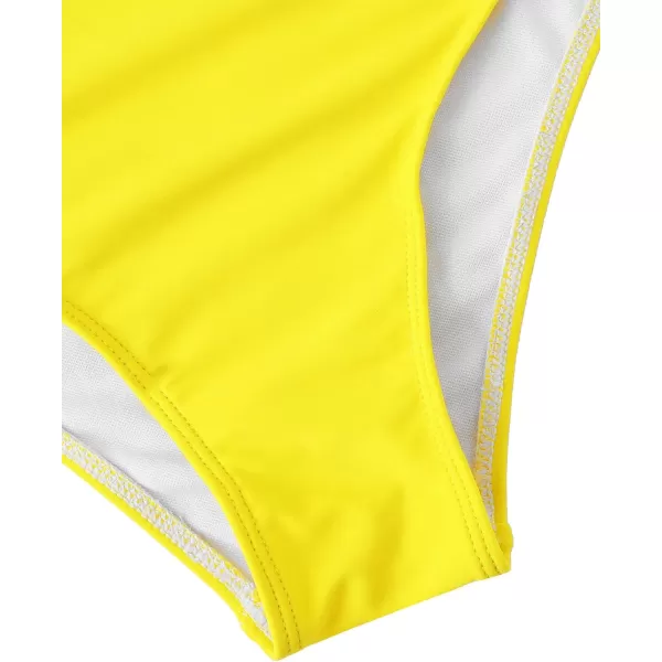 SweatyRocks Women's Bathing Suits One Shoulder Cutout One Piece Swimsuit Swimwear Monokini