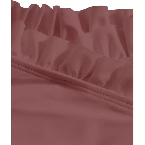 SweatyRocks Women's Bathing Suits Spaghetti Strap Ruffle Wrap Bikini Set Two Piece Swimsuits