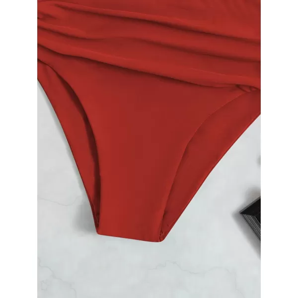SweatyRocks Women's Bathing Suits Striped Bandeau Bikini high Waisted Swimsuits Swimwear Set