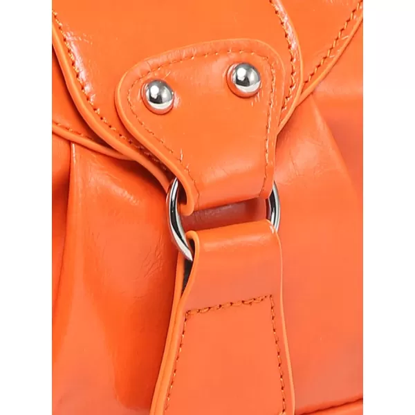 SweatyRocks Women's Buckle Leather Crocodile Embossed Zipper Handbag Shoulder Bag with Adjustable Strap