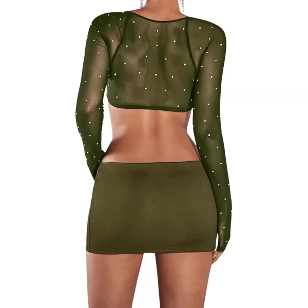 SweatyRocks Women's Casual Elastic Waist Solid Skort Bodycon Mini Skirt with Shorts Streetwear