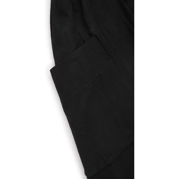 SweatyRocks Women's Casual High Waist Pleated A-Line Midi Skirt with Pocket