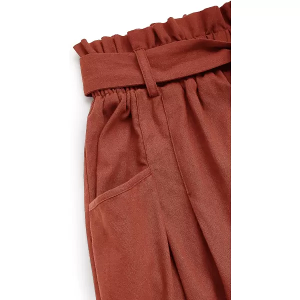 SweatyRocks Women's Casual High Waist Pleated A-Line Midi Skirt with Pocket