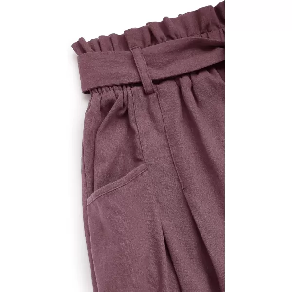 SweatyRocks Women's Casual High Waist Pleated A-Line Midi Skirt with Pocket