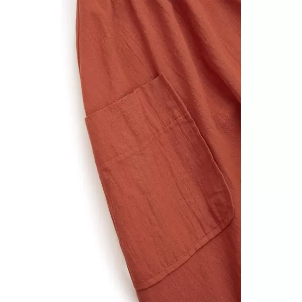SweatyRocks Women's Casual High Waist Pleated A-Line Midi Skirt with Pocket