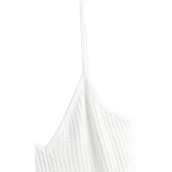 SweatyRocks Women's Casual Knit Top Sleeveless Ruffle Hem V Neck Peplum Crop Tank Top