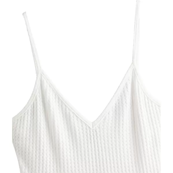 SweatyRocks Women's Casual Knit Top Sleeveless Ruffle Hem V Neck Peplum Crop Tank Top