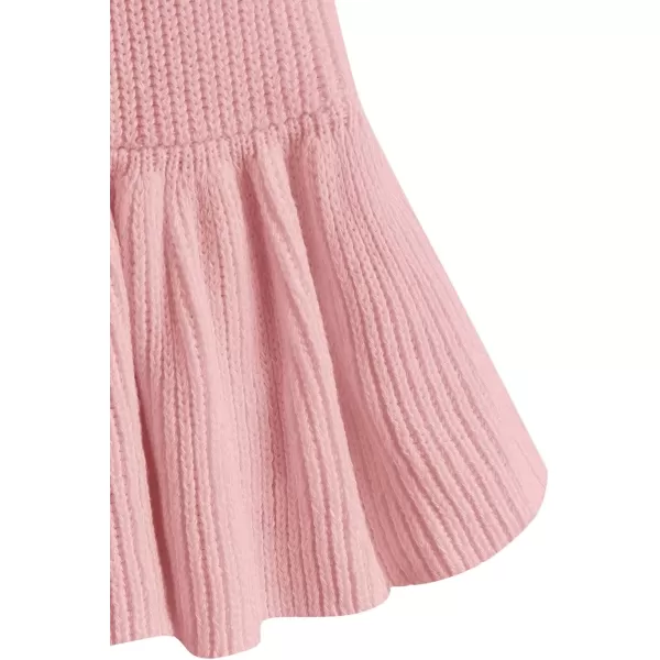 SweatyRocks Women's Casual Knit Top Sleeveless Ruffle Hem V Neck Peplum Crop Tank Top
