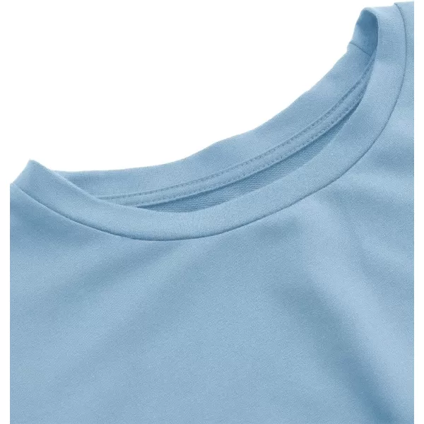SweatyRocks Women's Casual Lace Up Long Sleeve Pullover Crop Top Sweatshirt