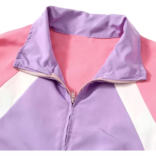 SweatyRocks Women's Casual Lightweight Color Block Bomber Jacket