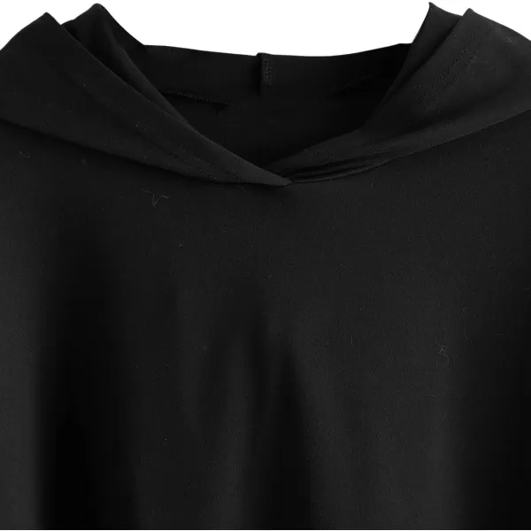SweatyRocks Women's Casual Long Sleeve Crew Neck Letter Print Crop Top Sweatshirt