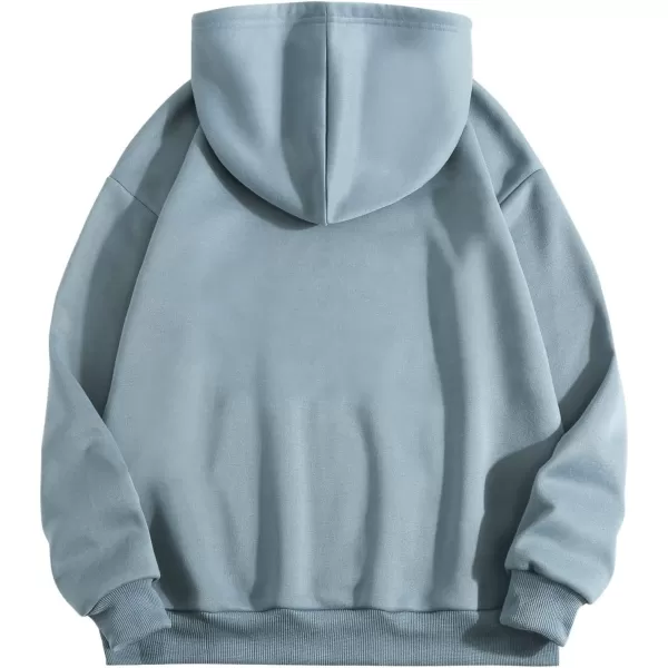 SweatyRocks Women's Casual Long Sleeve Drop Shoulder Oversized Pullover Hoodie Sweatshirt Tops