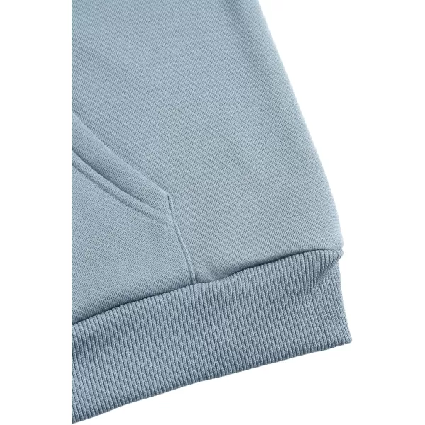 SweatyRocks Women's Casual Long Sleeve Drop Shoulder Oversized Pullover Hoodie Sweatshirt Tops