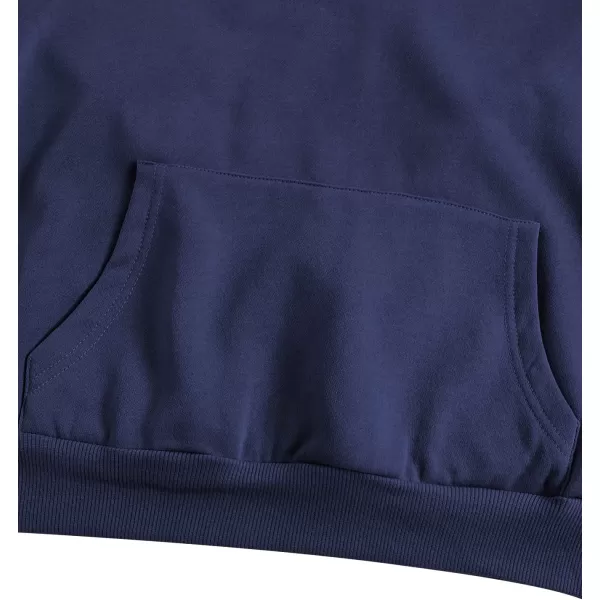 SweatyRocks Women's Casual Long Sleeve Drop Shoulder Oversized Pullover Hoodie Sweatshirt Tops