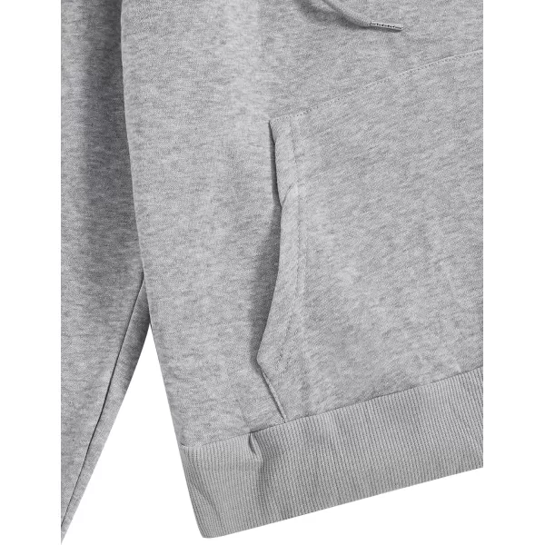 SweatyRocks Women's Casual Long Sleeve Drop Shoulder Oversized Pullover Hoodie Sweatshirt Tops