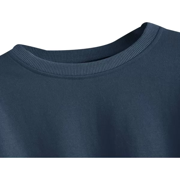 SweatyRocks Women's Casual Long Sleeve Raw Hem Pullover Crop Tops Sweatshirts
