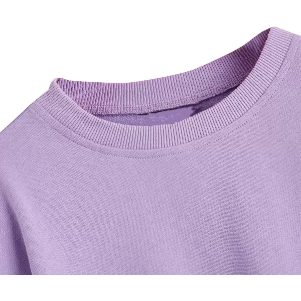 SweatyRocks Women's Casual Long Sleeve Raw Hem Pullover Crop Tops Sweatshirts