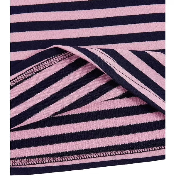 SweatyRocks Women's Casual Long Sleeve Striped Cropped T-Shirt Casual Crop Tee Top