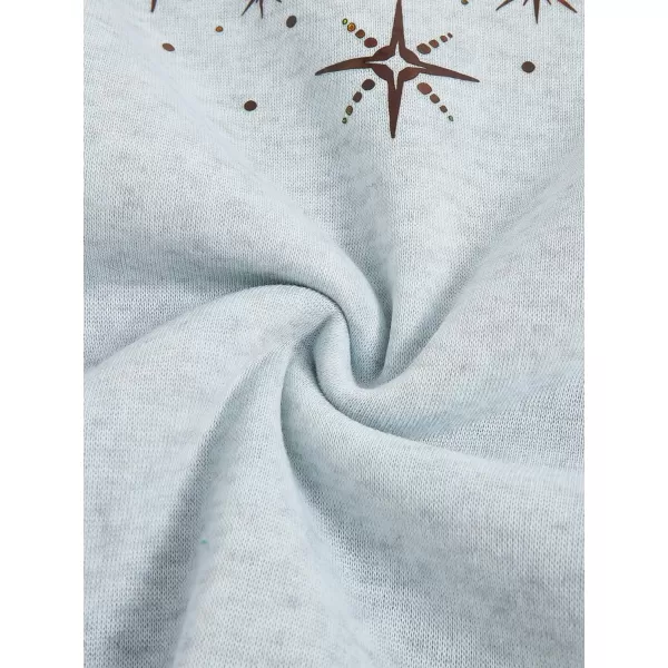 SweatyRocks Women's Casual Long Sleeve Sweatshirt Round Neck Pullover Tops