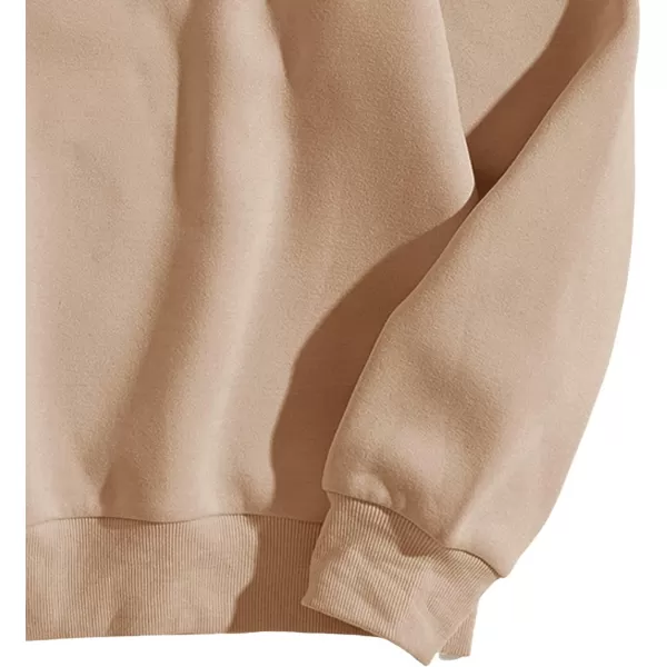 SweatyRocks Women's Casual Long Sleeve Sweatshirt Round Neck Pullover Tops