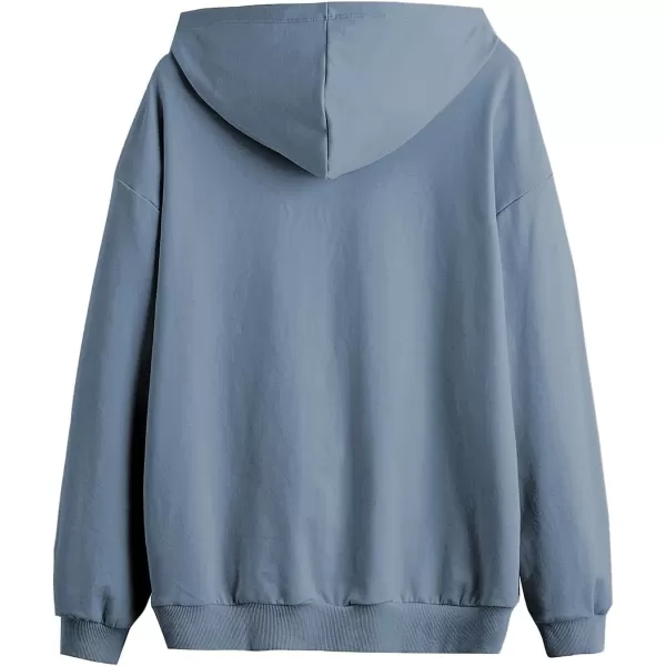 SweatyRocks Women's Casual Rose Print Long Sleeve Pullover Hoodie Sweatshirt Tops