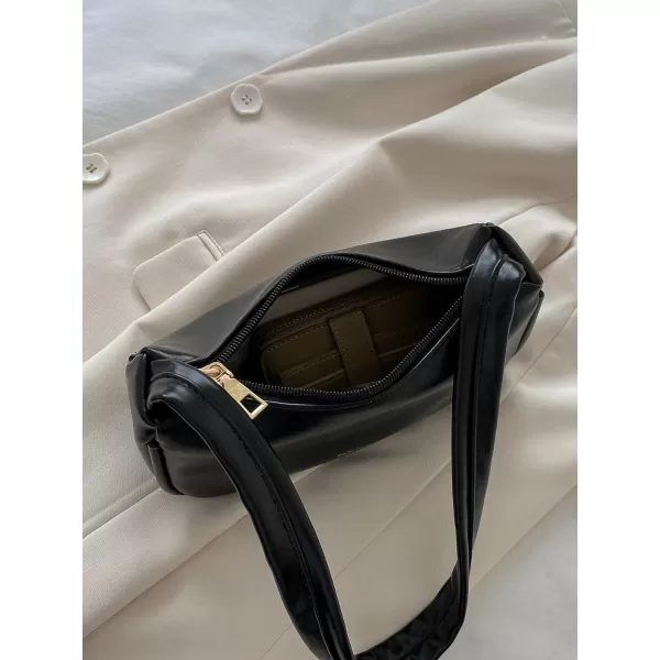 SweatyRocks Women's Casual Small Letter Print Shoulder Handbag Square Bags Clutch Purse with Zipper Closure