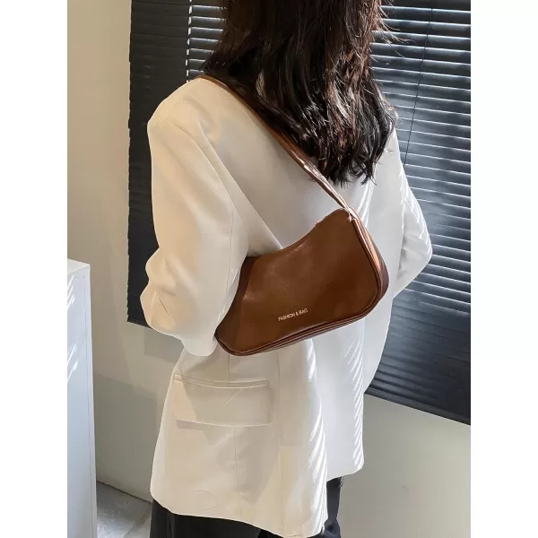 SweatyRocks Women's Casual Small Letter Print Shoulder Handbag Square Bags Clutch Purse with Zipper Closure