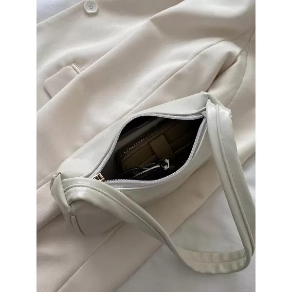 SweatyRocks Women's Casual Small Letter Print Shoulder Handbag Square Bags Clutch Purse with Zipper Closure
