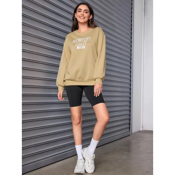 SweatyRocks Women's Casual Sweatshirt Long Sleeve Graphic Print Pullover Tops