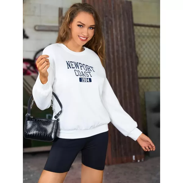 SweatyRocks Women's Casual Sweatshirt Long Sleeve Graphic Print Pullover Tops