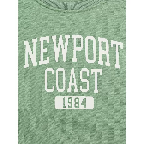 SweatyRocks Women's Casual Sweatshirt Long Sleeve Graphic Print Pullover Tops