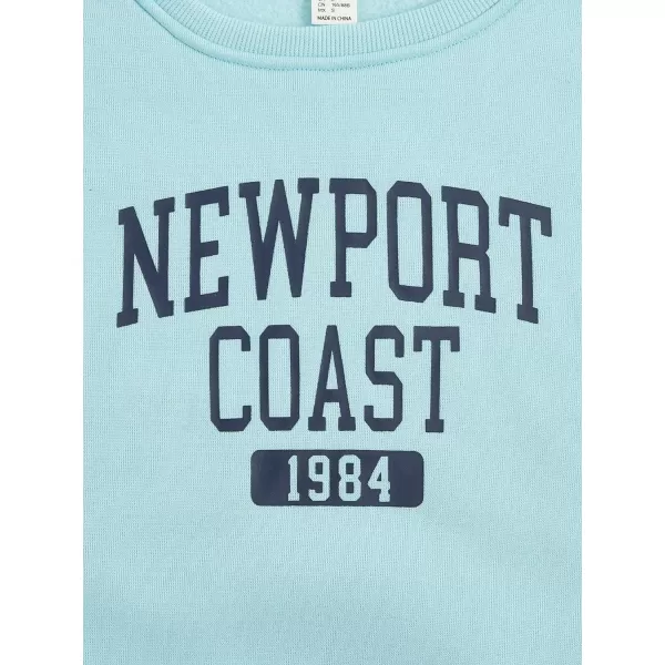 SweatyRocks Women's Casual Sweatshirt Long Sleeve Graphic Print Pullover Tops