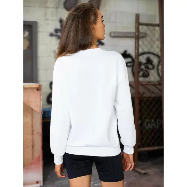 SweatyRocks Women's Casual Sweatshirt Long Sleeve Graphic Print Pullover Tops