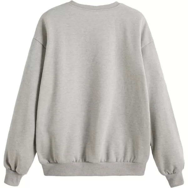 SweatyRocks Women's Casual Sweatshirt Long Sleeve Graphic Print Pullover Tops