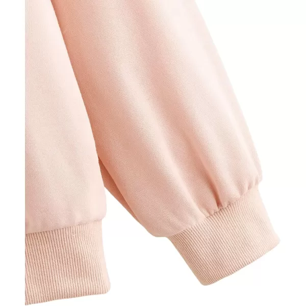 SweatyRocks Women's Contrast Collar Drop Shoulder Casual Long Sleeve Pullover Sweatshirt Tops