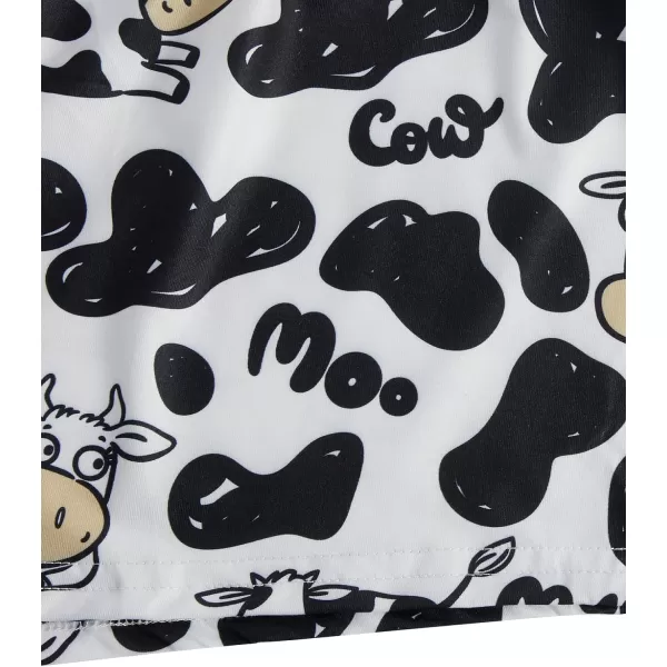 SweatyRocks Women's Cute Graphic Print Short Sleeve Crop Top With Shorts Pajama Set