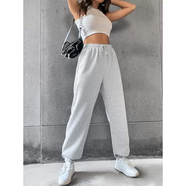 SweatyRocks Women's Drawstring Waist Striped Side Jogger Sweatpants with Pocket