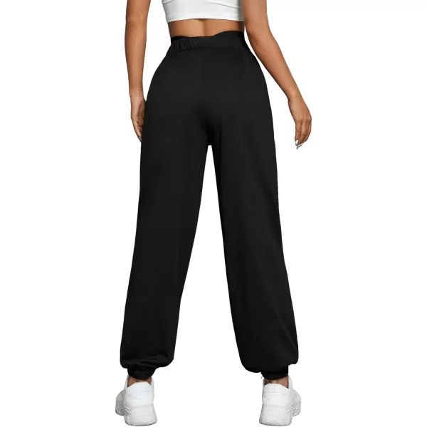 SweatyRocks Women's Drawstring Waist Striped Side Jogger Sweatpants with Pocket
