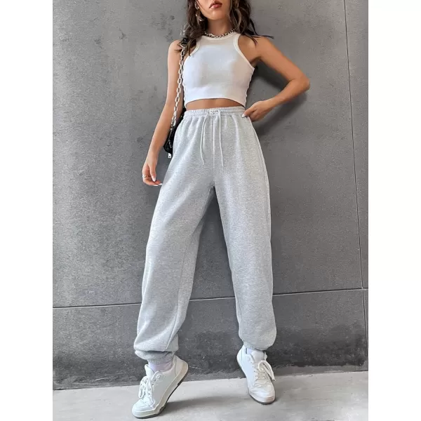 SweatyRocks Women's Drawstring Waist Striped Side Jogger Sweatpants with Pocket