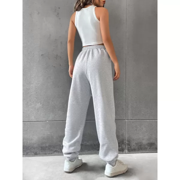SweatyRocks Women's Drawstring Waist Striped Side Jogger Sweatpants with Pocket
