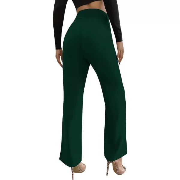 SweatyRocks Women's Elegant High Waist Solid Long Pants Office Trousers