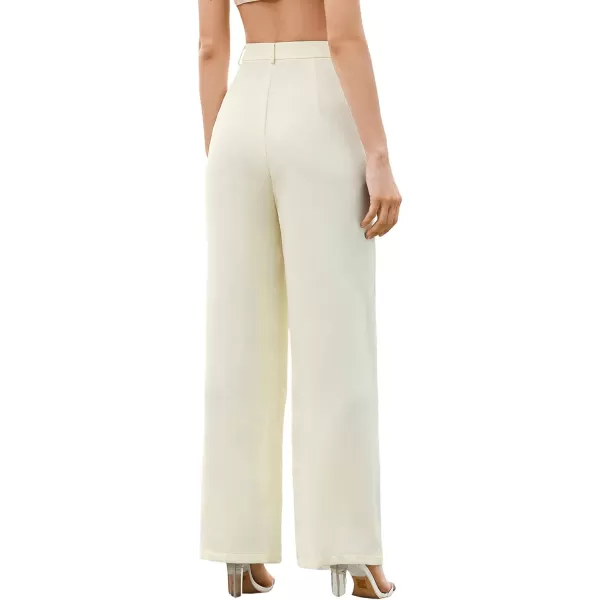SweatyRocks Women's Elegant High Waist Solid Long Pants Office Trousers