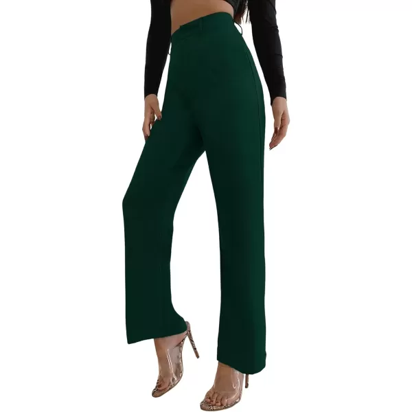 SweatyRocks Women's Elegant High Waist Solid Long Pants Office Trousers