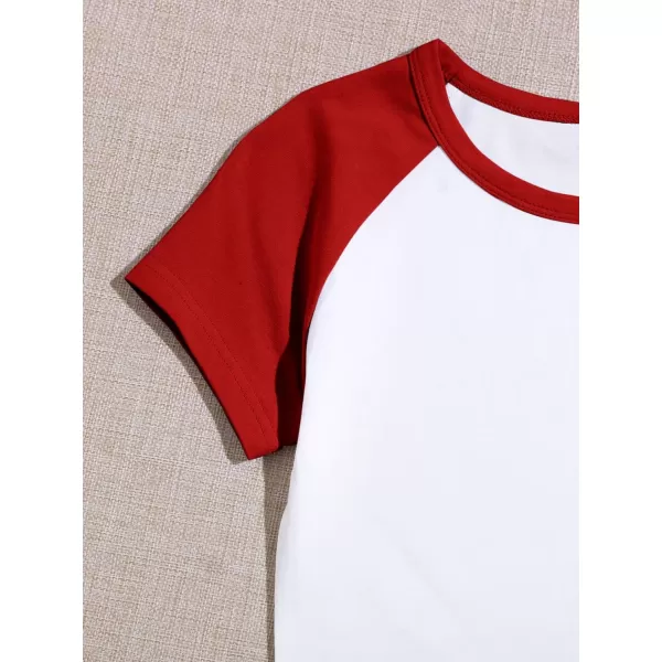 SweatyRocks Women's Embroidered Crop Top Short Sleeve T Shirt