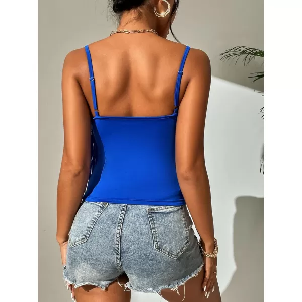 SweatyRocks Women's Fringe Sleeveless Boho Tassel Tank Top Slim Fit Cami Halter Tops