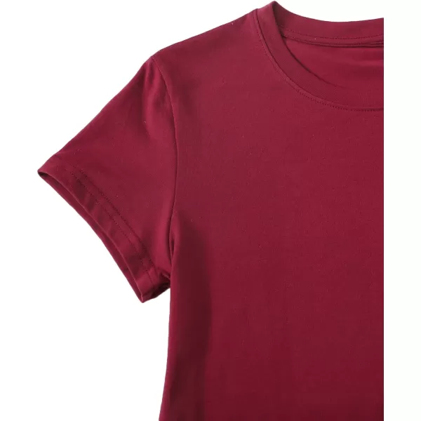 SweatyRocks Women's Heart Print T Shirts Summer Funny Short Sleeve Tops