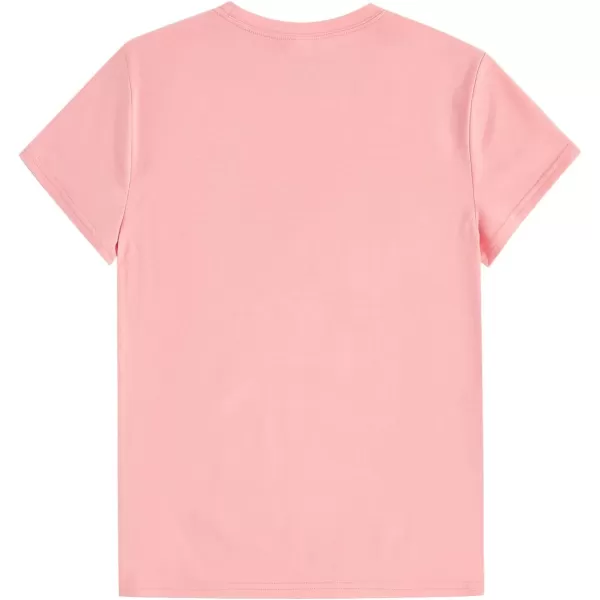 SweatyRocks Women's Heart Print T Shirts Summer Funny Short Sleeve Tops