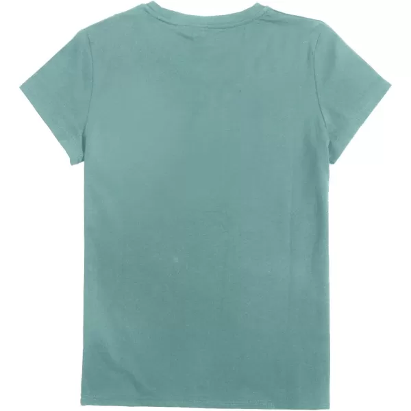 SweatyRocks Women's Heart Print T Shirts Summer Funny Short Sleeve Tops