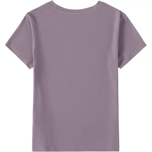 SweatyRocks Women's Heart Print T Shirts Summer Funny Short Sleeve Tops